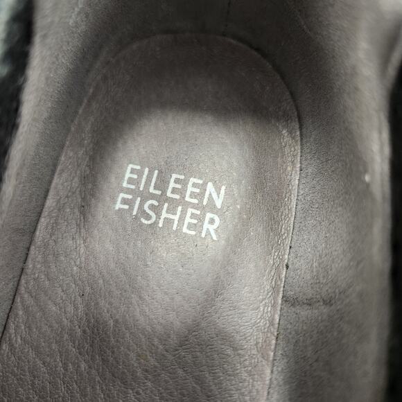Eileen‎ Fisher Flats Grey 8 Minimalist Casual Office Quiet Luxury Career - Picture 2 of 7